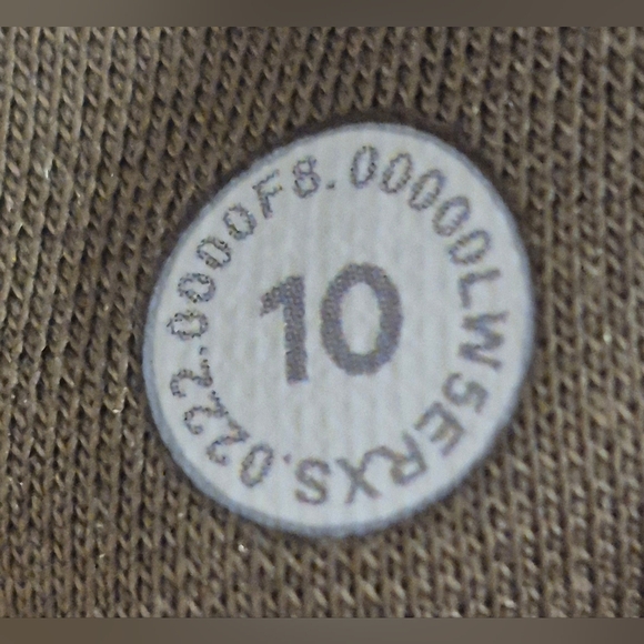 Lululemon Nulu Crisscross Mesh Stirrup Tight Bronze Green – Size 10 - Picture 6 of 6